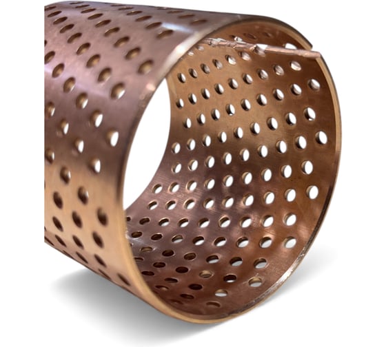 Изображение товара Втулка ВЗК FB0927580 75х80х80 бронзовая с перфорацией (Подшипник скольжения) ТД043365