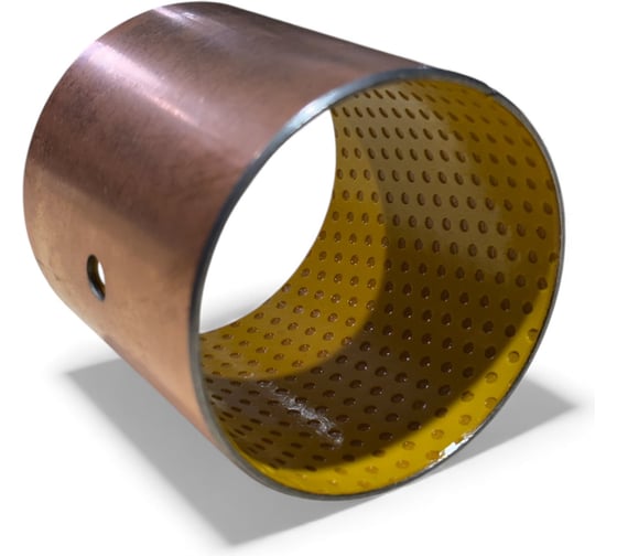 Изображение товара Втулка ВЗК 75х80х80 стальная с полимерным напылением (Подшипник скольжения) ТД043366