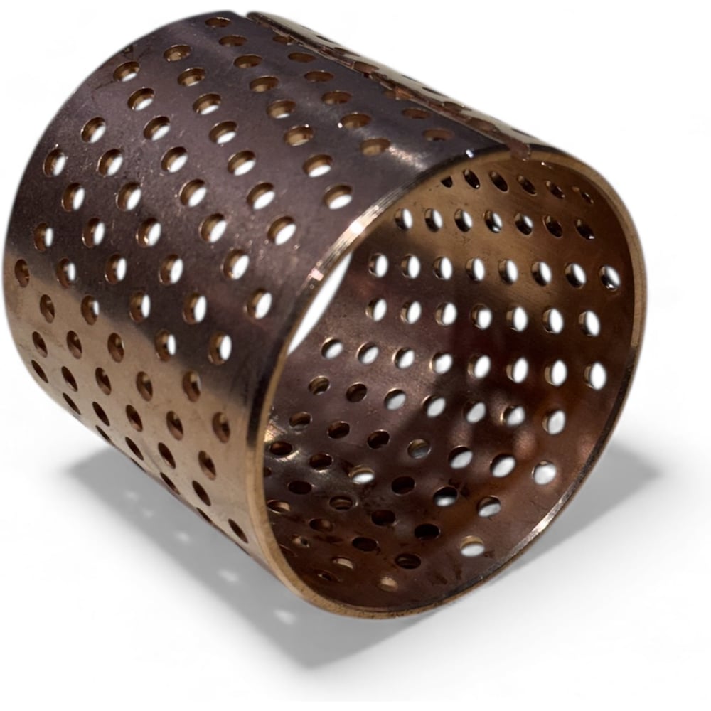 Изображение товара ВТУЛКА ВЗК FB0927070 бронзовая с перфорацией 75х70х70 для подшипников скольжения