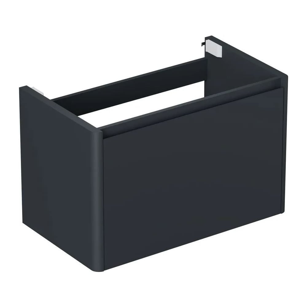 Изображение товара Тумба для ванной комнаты с ящиком и матовым антрацитовым покрытием