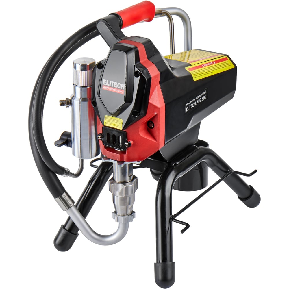 Изображение товара Краскопульт безвоздушный Elitech HD APS 500 210бар 200DIN профессиональный
