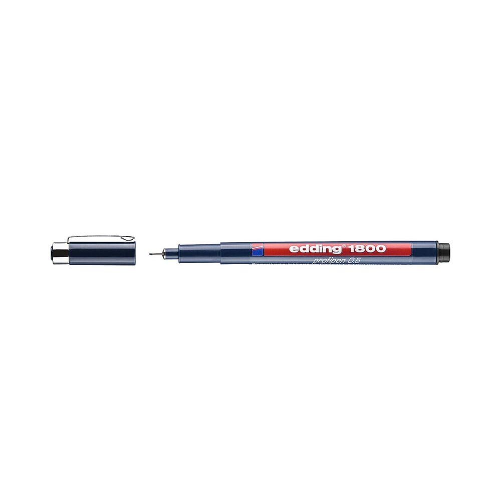 Капиллярная ручка-фломастер для черчения EDDING ручка капиллярная derwent line maker 0 3 мм зеленый