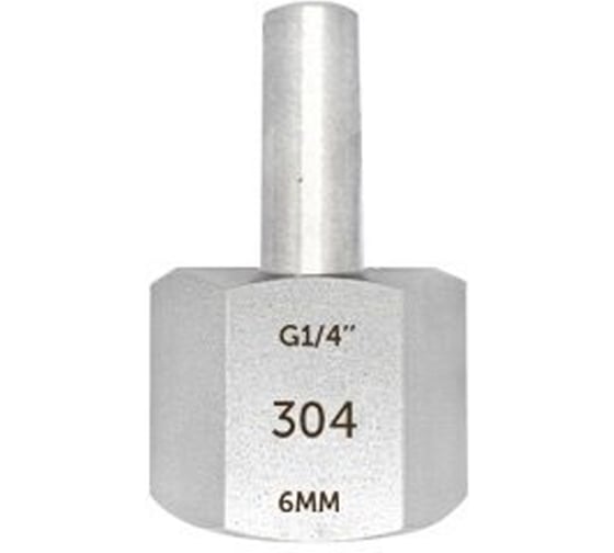 Изображение товара Ниппель приварной РОСМА с накидной гайкой Ру400 нержавеющая сталь ВР М12х1.5 D070-03641