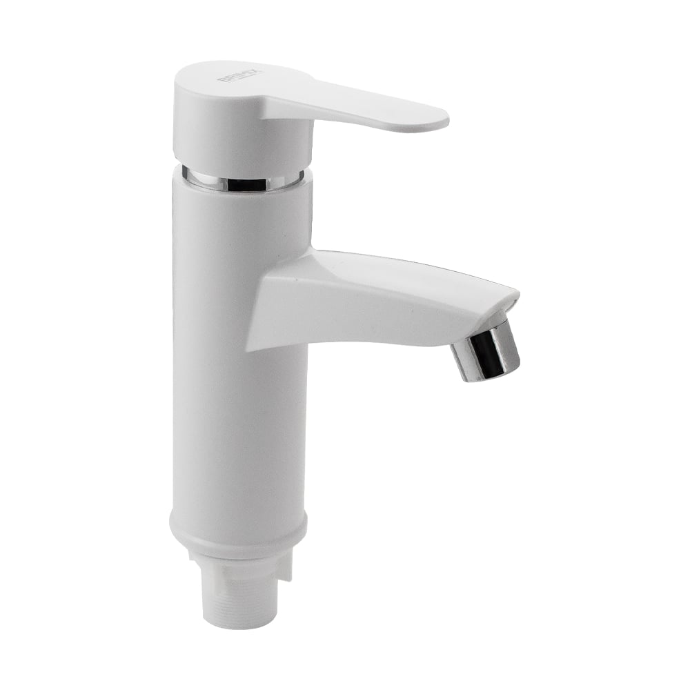 Изображение товара Смеситель на раковину BRIMIX 599 из ABS-пластика белый