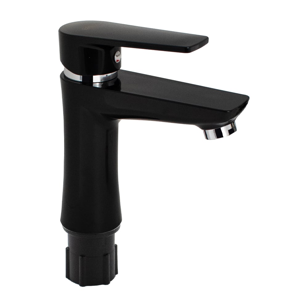 Изображение товара Смеситель на раковину BRIMIX 595 из ABS-пластика черный однорычажный современный