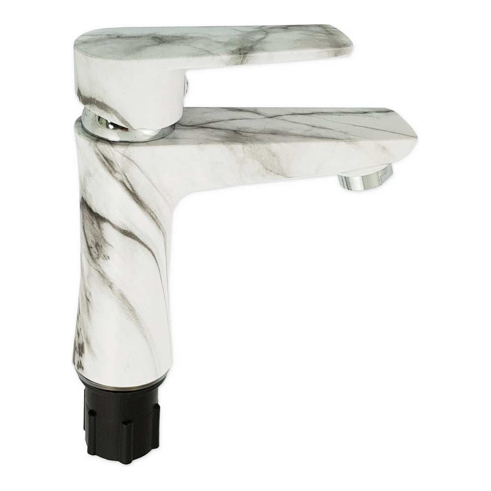 Изображение товара Смеситель для умывальника BRIMIX из АБС пластика белый мрамор 580