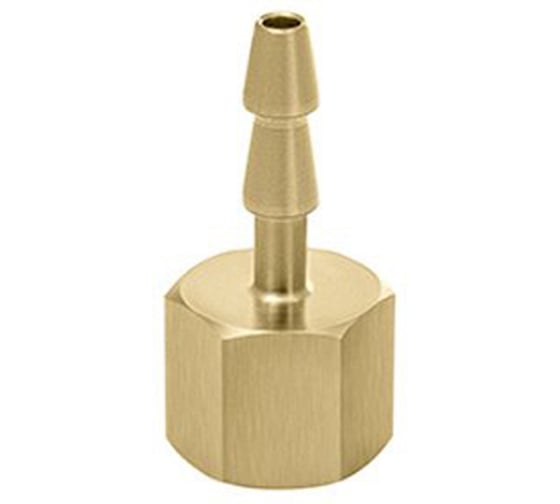 Изображение товара Переходник для манометра ВР резьба М12х1.5 – наружный штуцер для шланга 6.5 мм Ру25 латунь РОСМА D070-04311