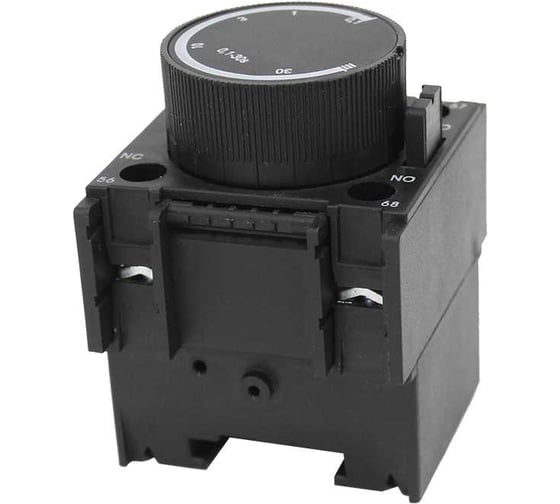 Изображение товара Пневматический таймер AKEL ВА47 UT-DR2 (с регулируемой выдержкой времени на отключение 0,1...З0с) для контакторов MC-9~95D 418794