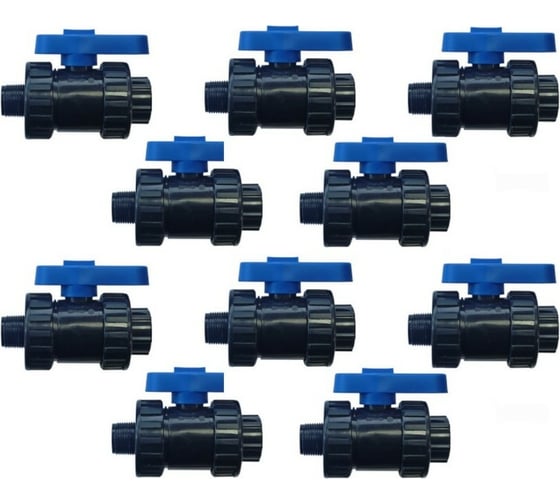 Изображение товара Кран ПНД Boutte 25 - 1/2" НР х 3/4" ВР - 10 шт. 9279080