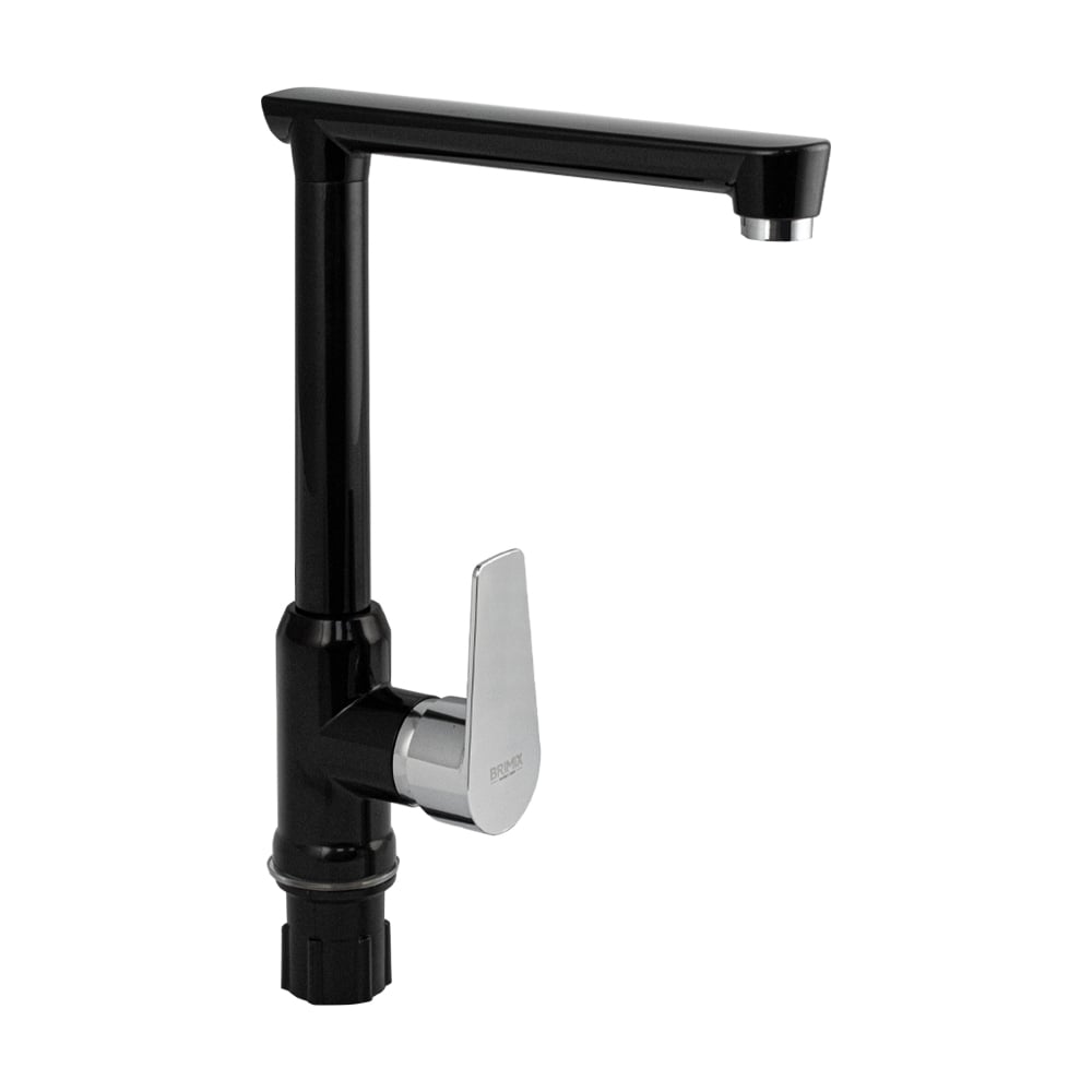 Изображение товара Смеситель на кухню BRIMIX боковой Г-образный черный из ABS-пластика