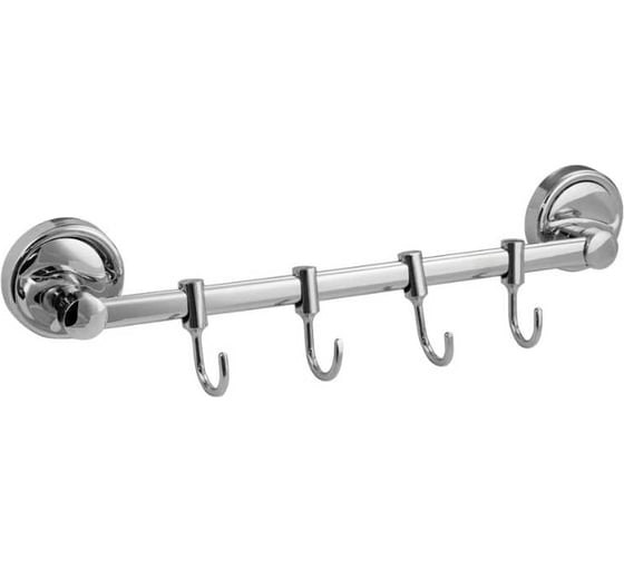 Изображение товара Вешалка Санакс с четырьмя подвижными крючками, прямая 1214