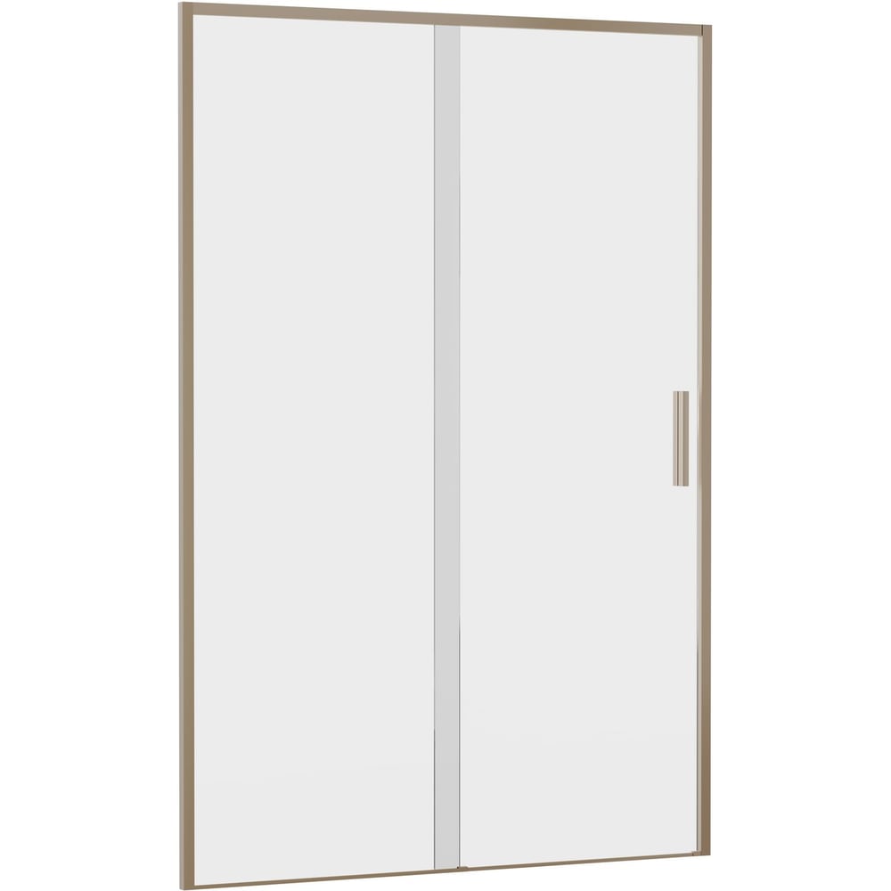 Изображение товара Дверь в нишу Aquanet AE65-N130-GBT Pleasure Evo 1300 мм бронзовое золото стекло