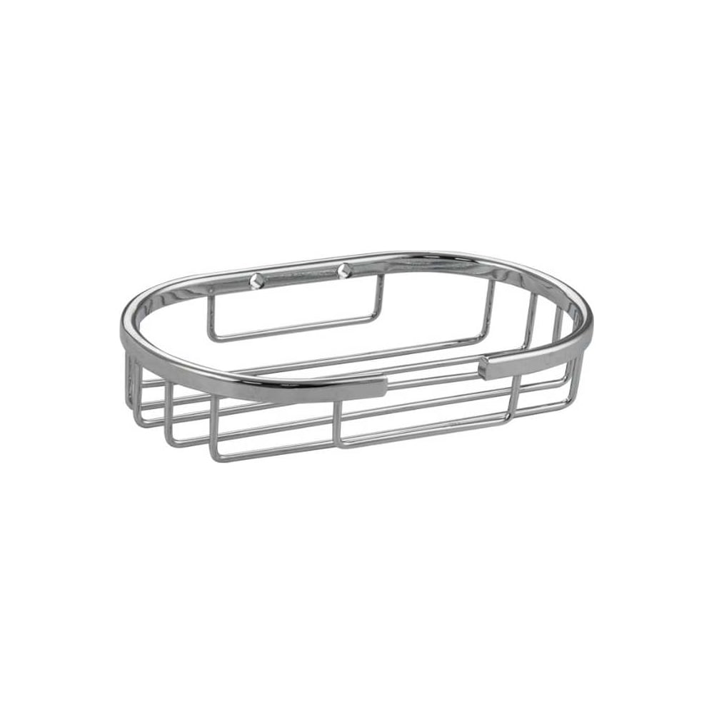 Изображение товара Мыльница Санакс овальная малая с решеткой хромированная настенная 1222