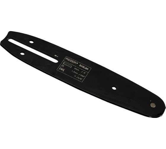 Изображение товара Шина направляющая сварная многослойная 203 L 9 A (3/8"; 1.3 мм; 33 звена) для цепных пил Rezer 03.016.00033