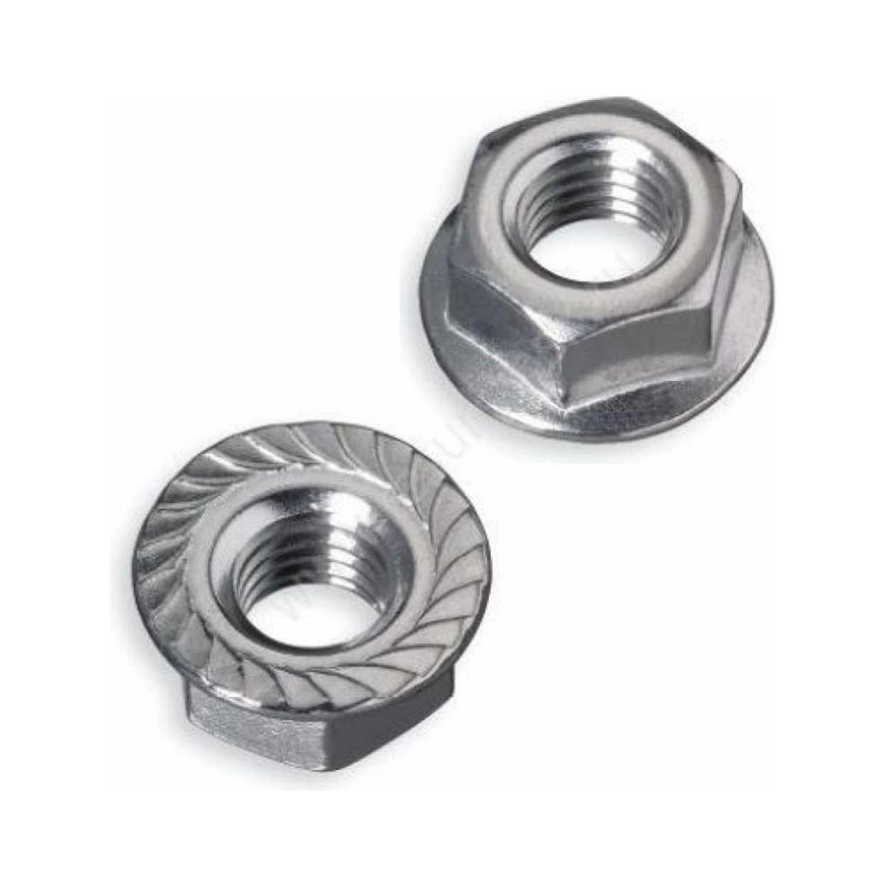Изображение товара Гайка шестигранная с фланцем M12 DIN 6923 A6 25 шт