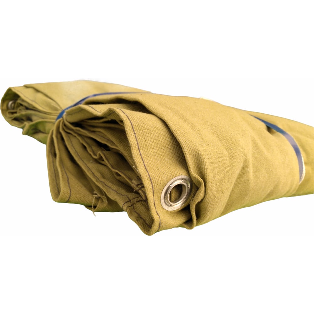 Изображение товара Брезентовый полог 2.2х3 метра огнеупорный водонепроницаемый хаки