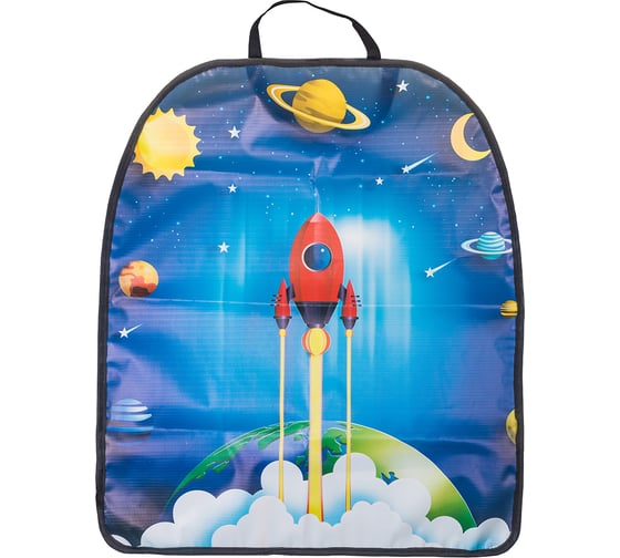 Изображение товара Защита спинки сиденья SKYWAY ПВХ Frontlit Ракета 60х50см S06101030