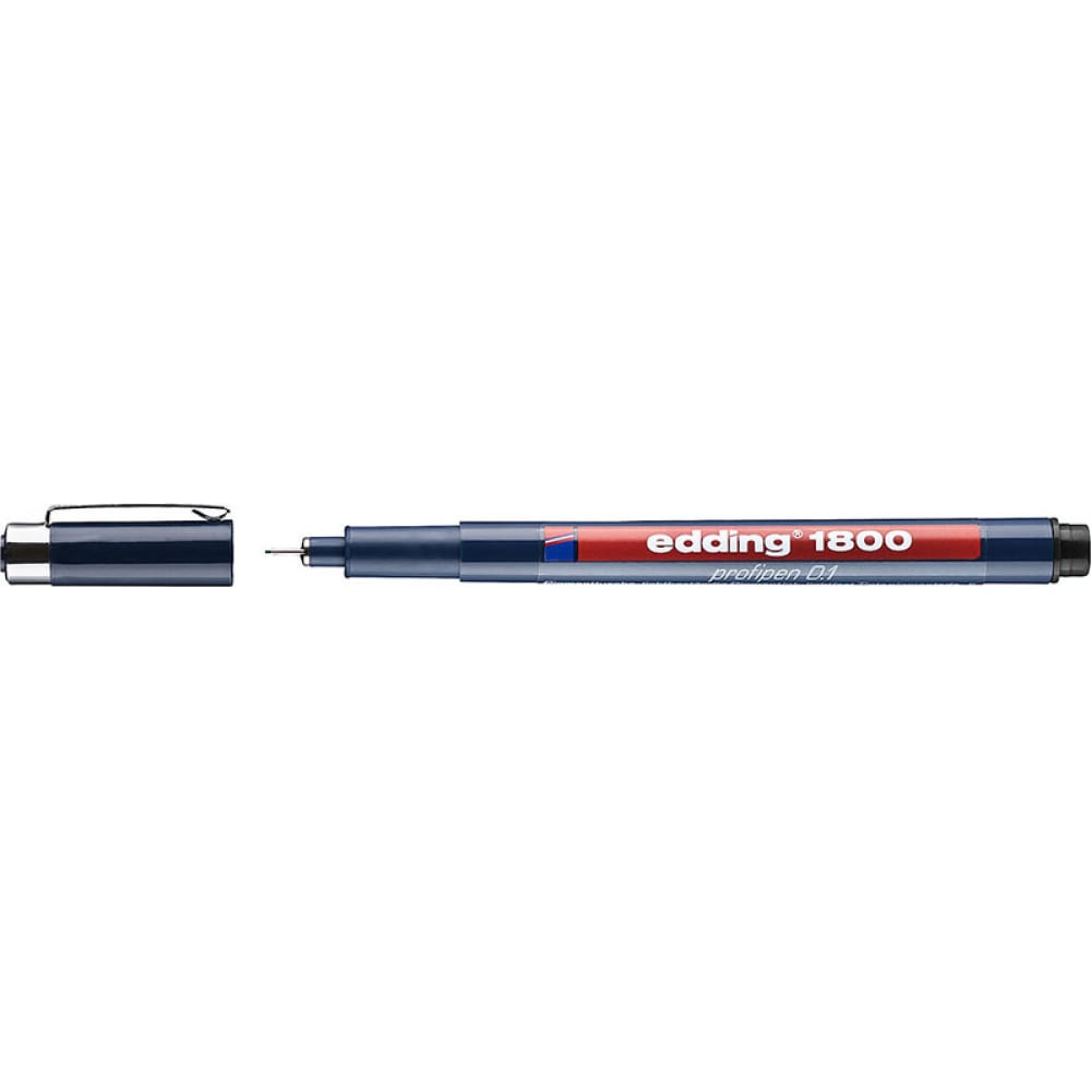 Капиллярная ручка-фломастер для черчения EDDING ручка капиллярная schneider topliner 967 узел 0 4 мм чернила черные