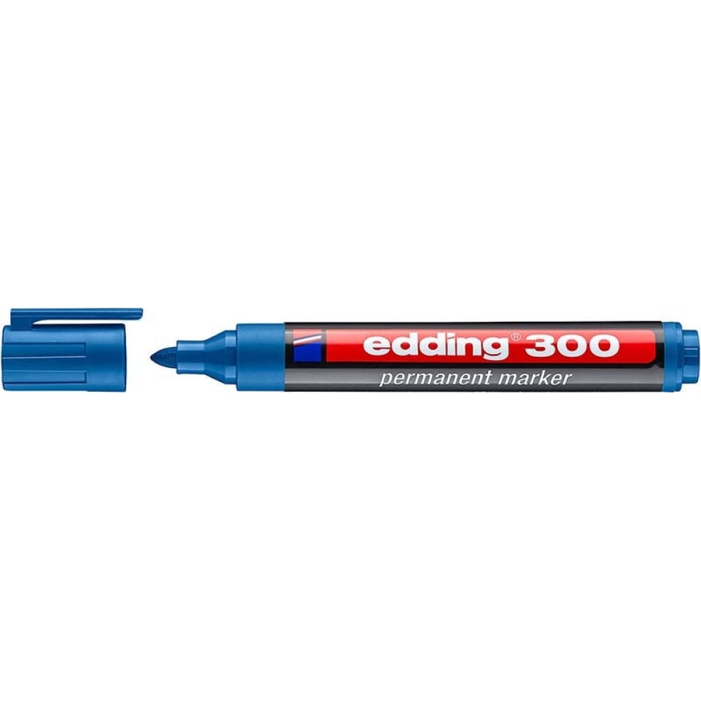 Перманентный маркер EDDING, цвет голубой E-300#10 - фото 1