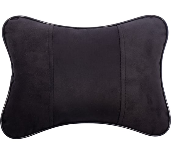 Изображение товара Автомобильная подушка под шею Dollex 300х210 мм, алькантара, черная PBA-1320