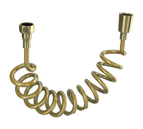 Изображение товара Шланг для душа Elghansa ПВХ 150 см (спираль) для гигиенической лейки SH040-Bronze