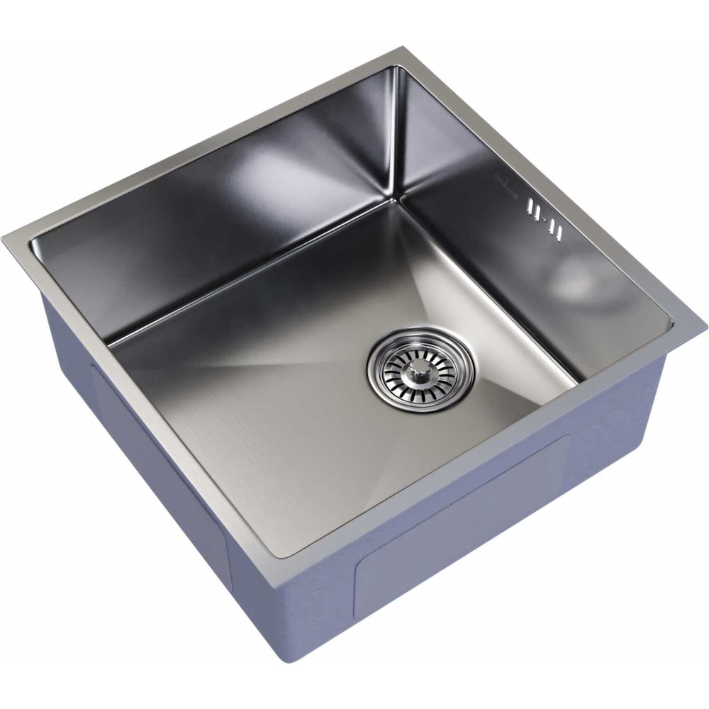 Изображение товара Подстольная кухонная мойка MIXLINE PRO 50x50 сатин из нержавейки