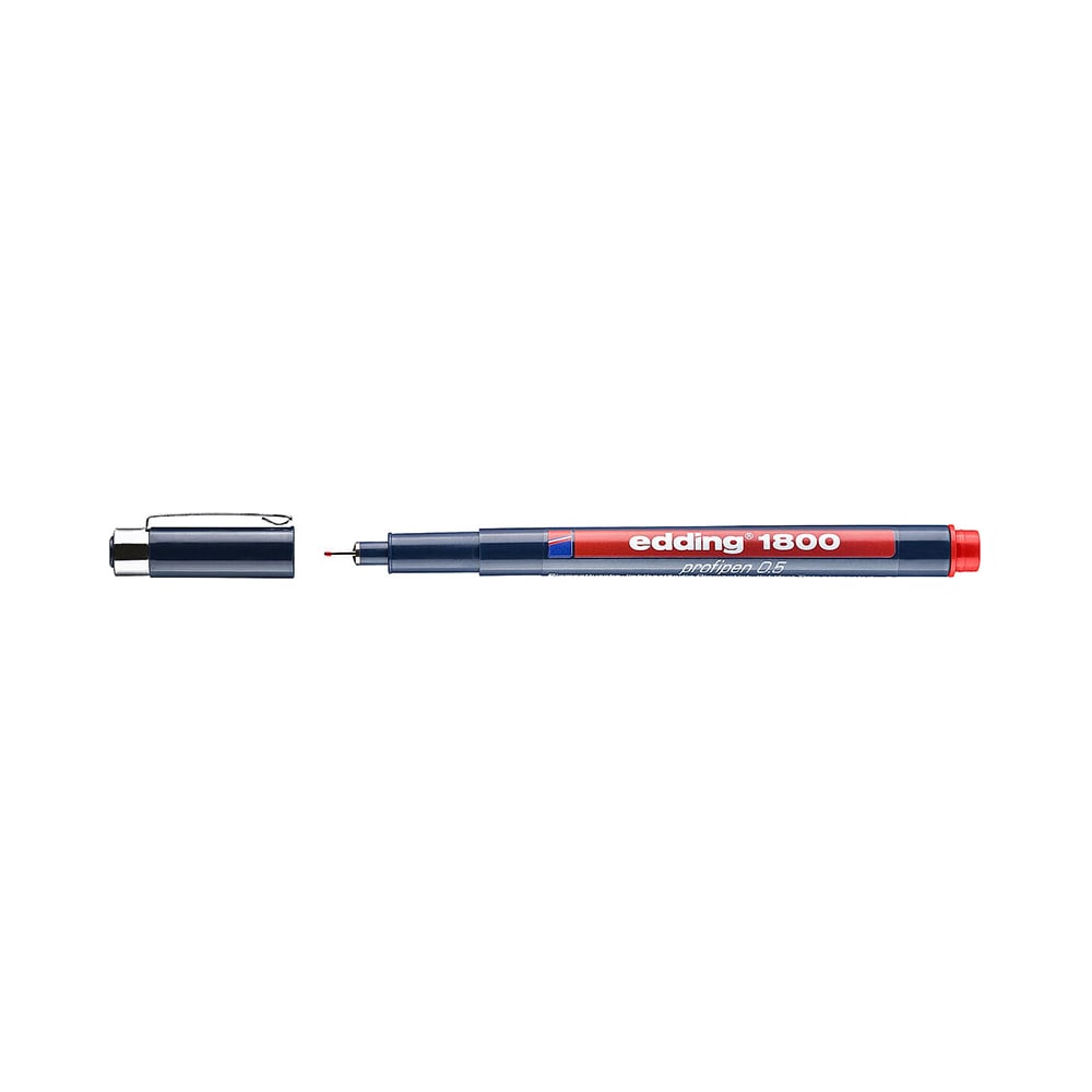Капиллярная ручка-фломастер для черчения EDDING фломастер edding 1300 2 мм с круглым наконечником лавровый