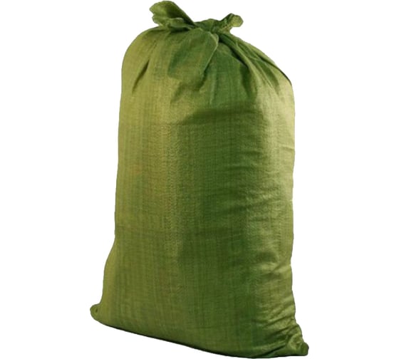 Изображение товара Мешок для строительного мусора (1000 шт; 55х95 см; полипропилен; зеленый) Милен 127679