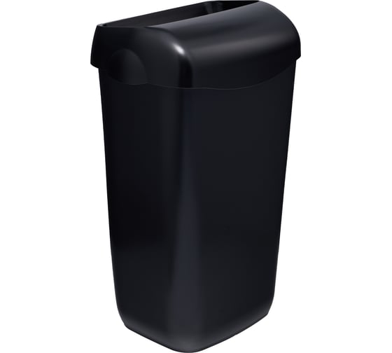 Изображение товара Корзина для мусора Merida пластиковая, подвесная, с конусным отверстием, черная, 11 л KHC103.R