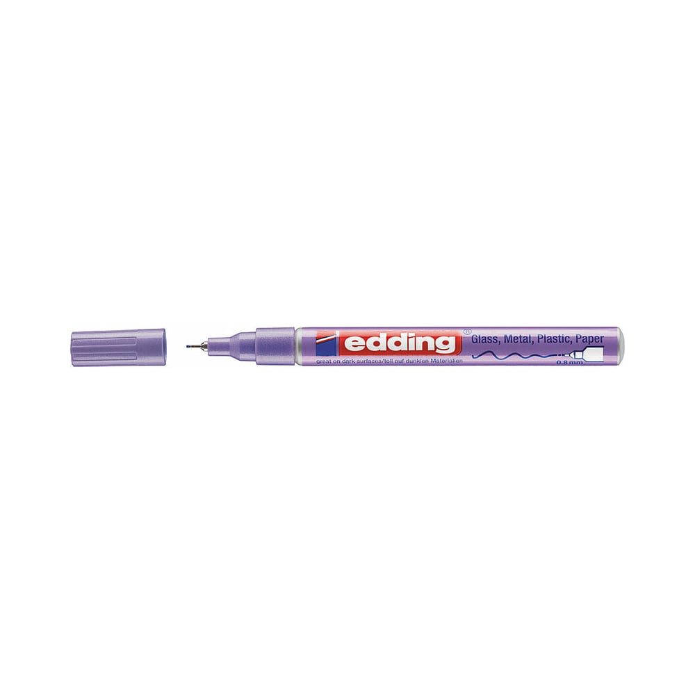 Глянцевый лаковый маркер EDDING чернила акриловые william mitchell 30 мл фиолетовый