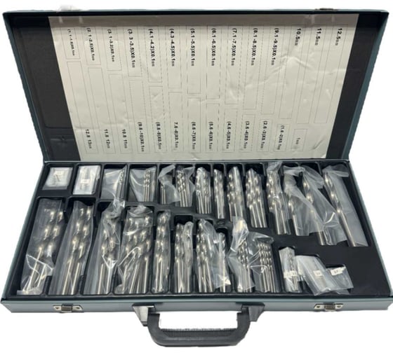 Изображение товара Набор сверл Sekira 1.0-13.0 (100шт) Р6М5 00-00069164