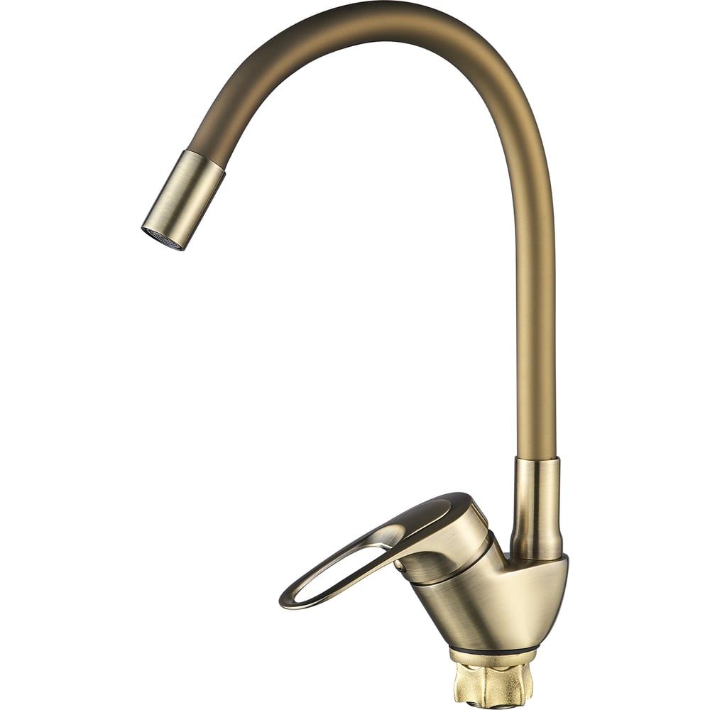 Изображение товара Смеситель для кухни ALOUTE A3193Q с гибким изливом бронза