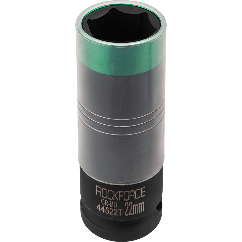 Изображение товара Головка ударная глубокая тонкостенная Rockforce 1/2 22мм RF-44522T(66080)