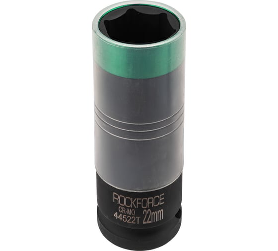 Изображение товара Головка ударная глубокая тонкостенная Rockforce 1/2, 22мм RF-44522T(66080)