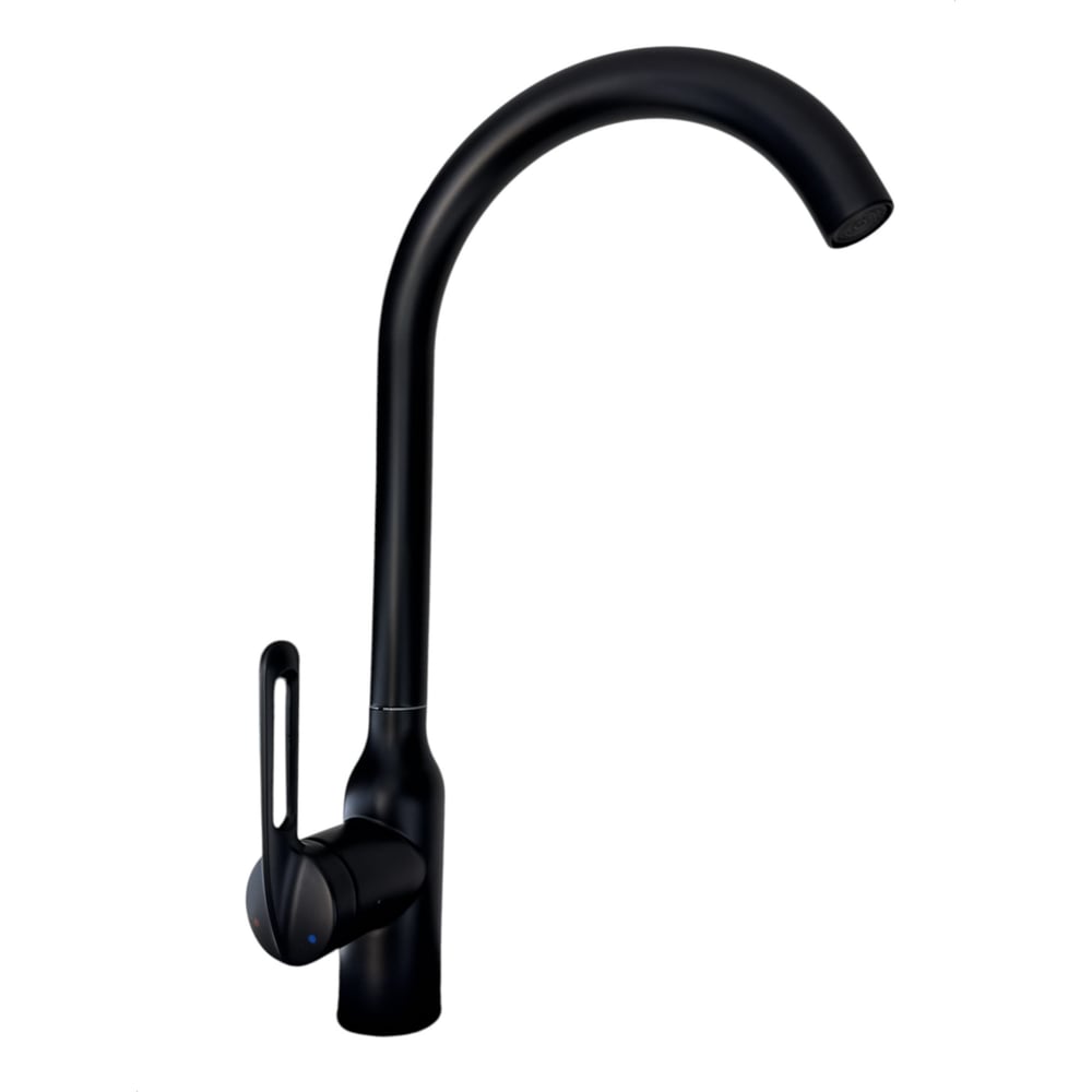 Изображение товара Смеситель для кухни OUTE из нержавеющей стали SUS 304 черный высота 380 мм T715K-300