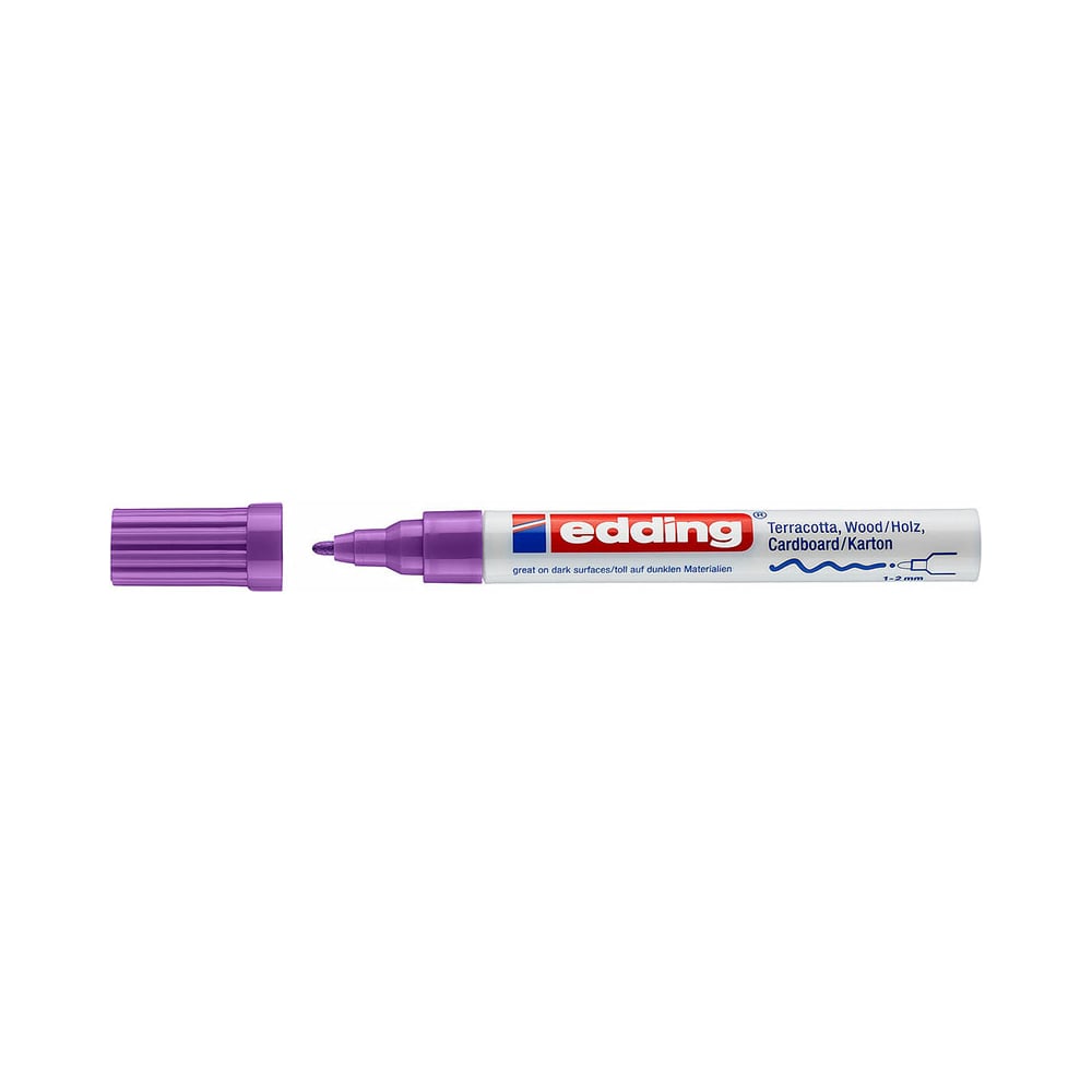 Матовый лаковый маркер EDDING чернила акриловые talens amsterdam 30 мл 507 ультрамарин фиолетовый