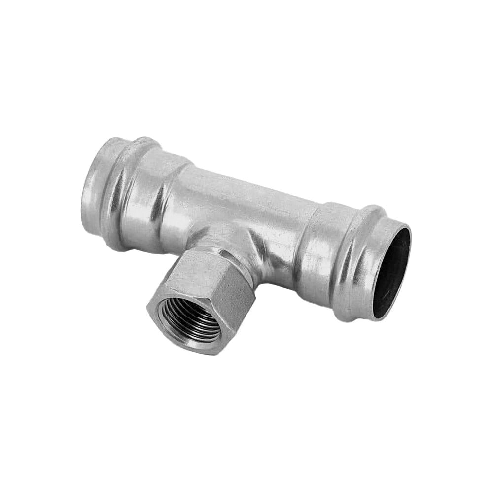 Изображение товара Пресс-тройник Kromwell из нержавеющей стали 54x1/2x54 полупрофессиональный