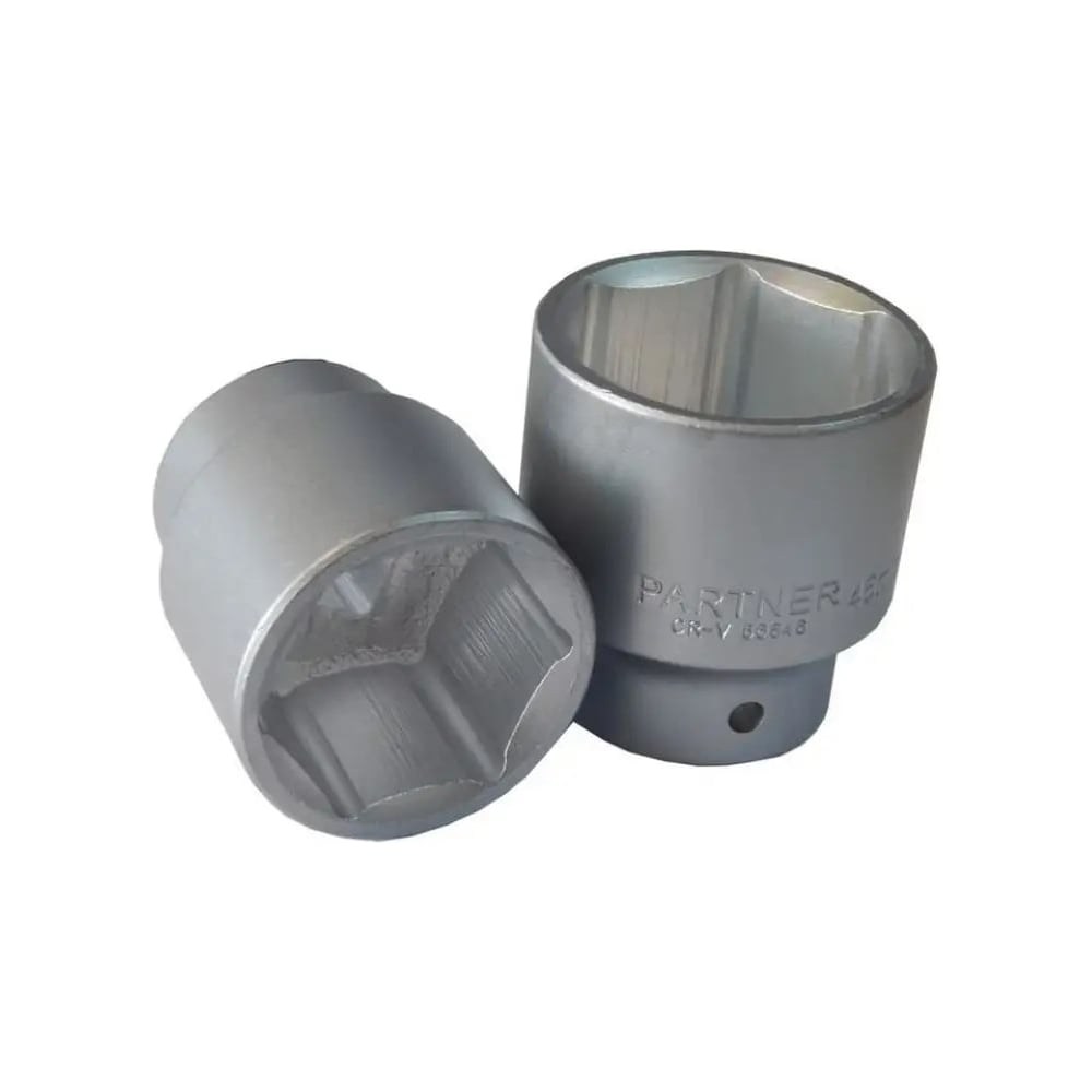 Изображение товара Головка Partner 50мм торцевая 3/4, CrV, система с подпружиненным шариком