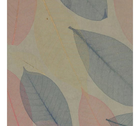 Изображение товара Натуральные обои Cosca Decor Листья Прима Азуль, 5.5x0.91 м СПБ003103