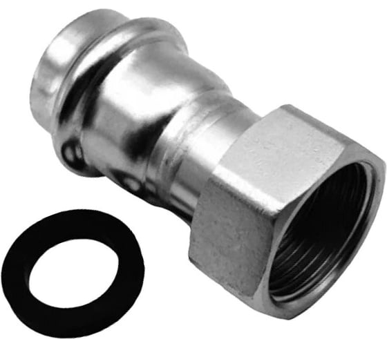 Изображение товара Пресс-фитинг Kromwell из нержавеющей стали, с накидной гайкой 54x2, KW.SP908005409