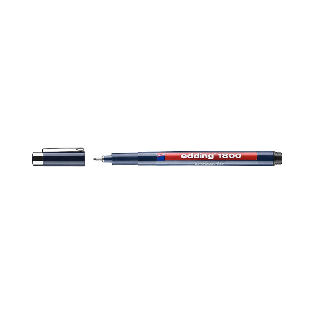 Капиллярная ручка-фломастер для черчения EDDING фломастер edding 1300 2 мм с круглым наконечником кадмий желтый