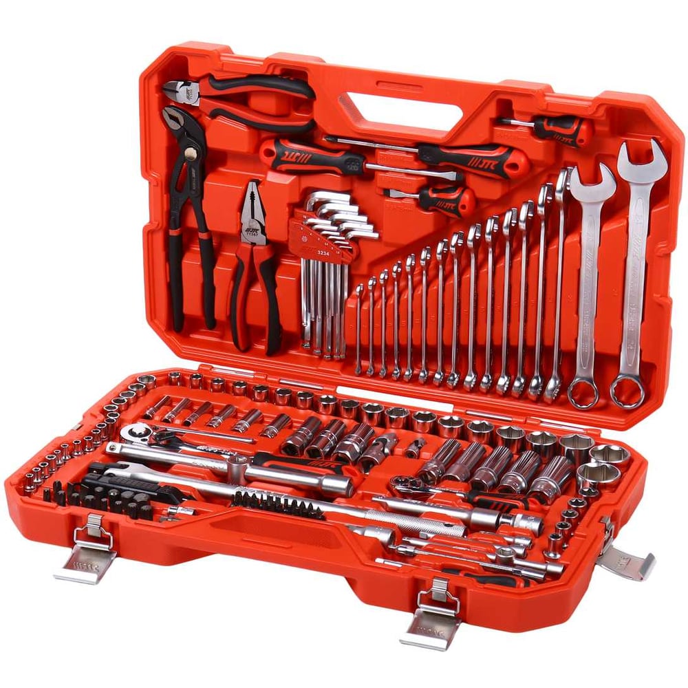 Изображение товара Профессиональный набор инструментов JTC 146 предметов в кейсе 1/4 и 1/2 дюйма