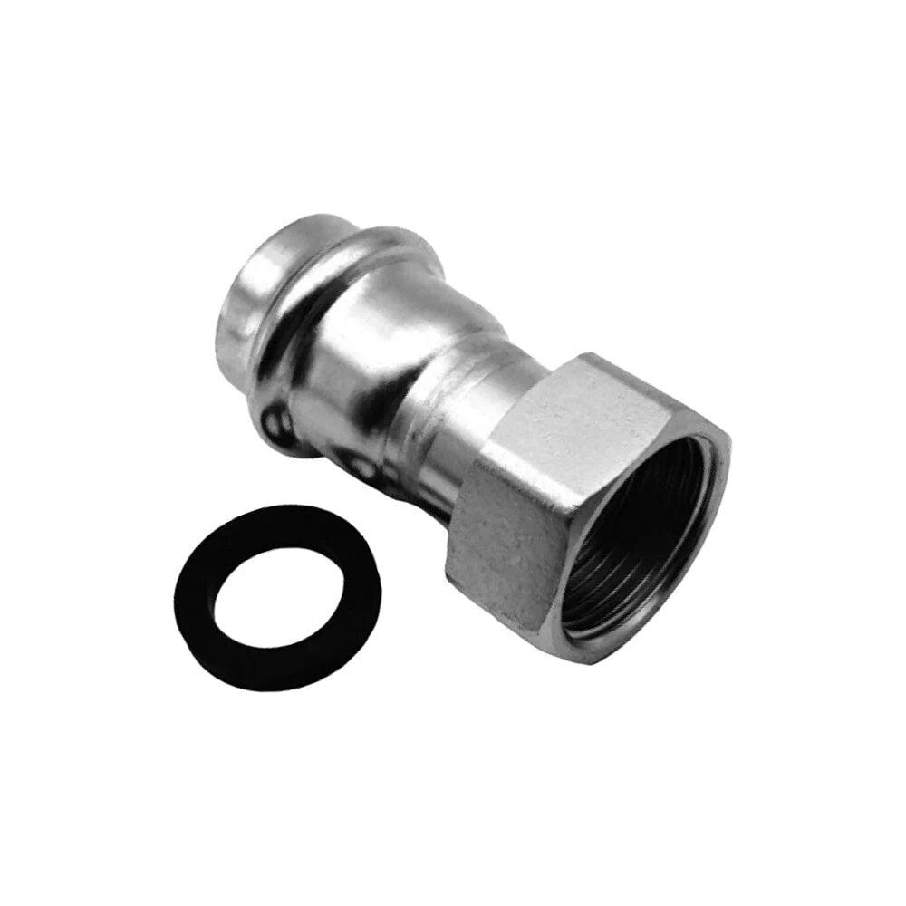 Изображение товара Пресс-фитинг Kromwell 28х1 из нержавеющей стали переходник