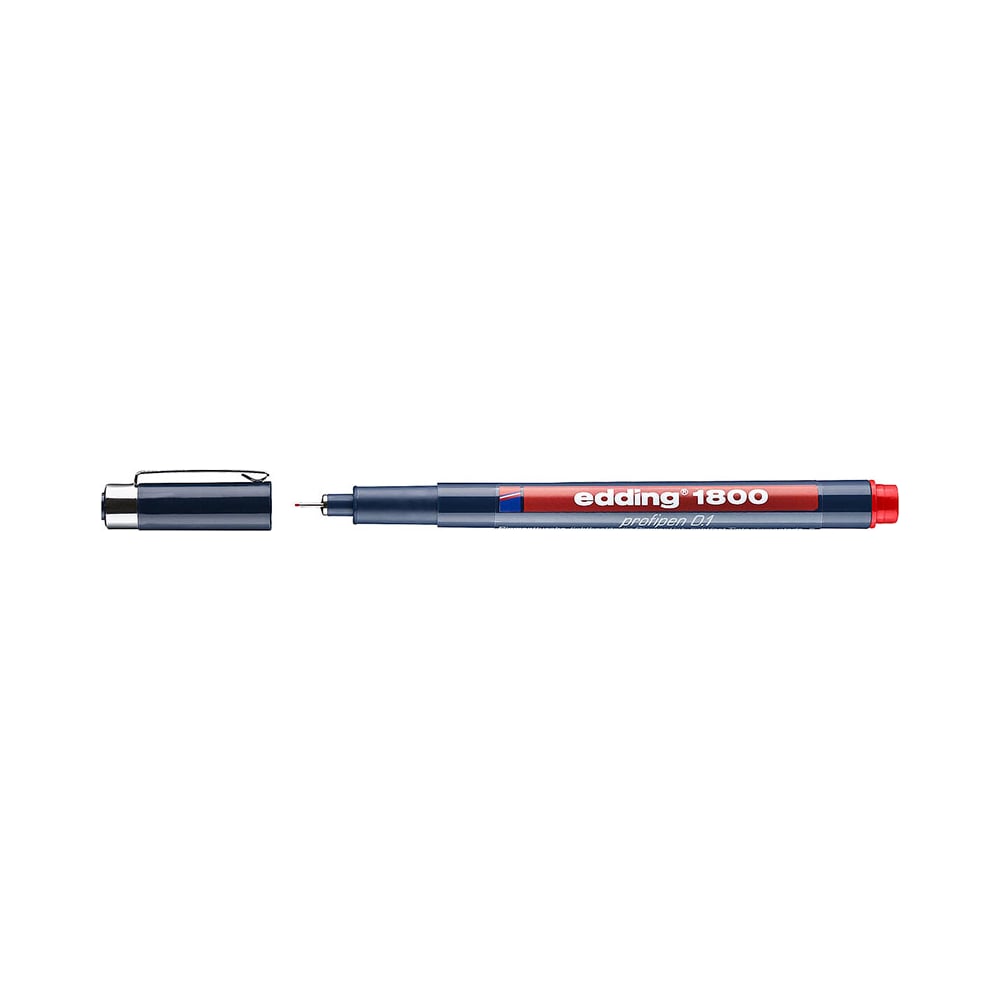 Капиллярная ручка-фломастер для черчения EDDING фломастер edding 1300 2 мм с круглым наконечником лавровый