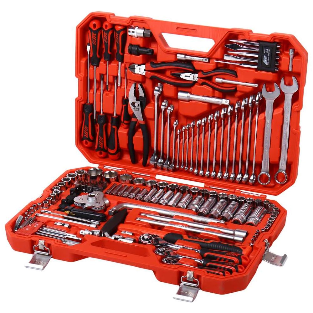 Изображение товара Профессиональный набор инструментов JTC 1/4 3/8 1/2 166 предметов в кейсе