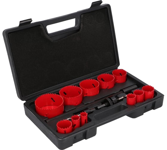 Изображение товара Набор коронок биметаллических (14 предметов; 19-76 мм) DRAUMET 6173