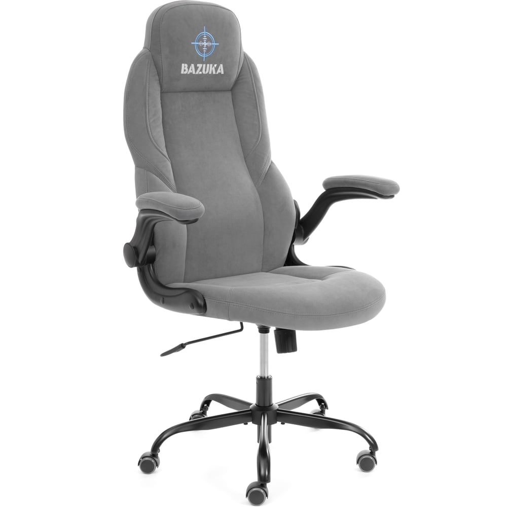 Изображение товара Кресло Tetchair BAZUKA metalBL велюр серый