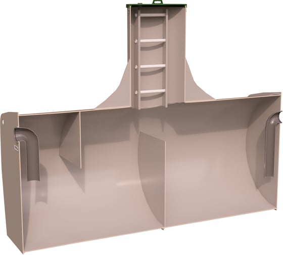 Изображение товара Горизонтальный промышленный пескоуловитель Экосети 35 лс ОВПП 126 ГОВПП126