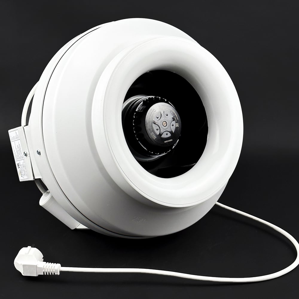 Изображение товара Круглый канальный вентилятор KRAFTAIR ВКК-250V IP44 высокая производительность Изображение товара Круглый канальный вентилятор KRAFTAIR ВКК-250V IP44 высокая производительность