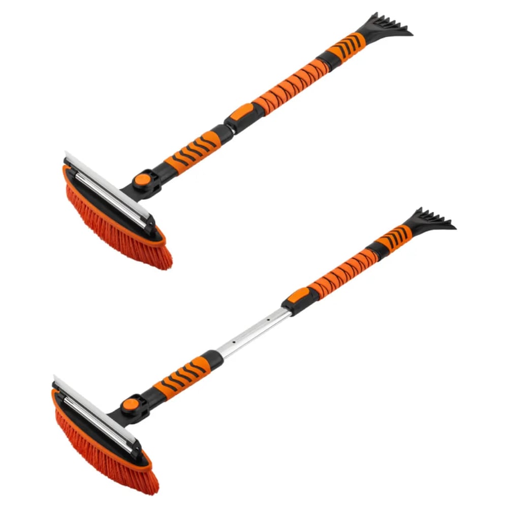 Изображение товара Щетка для снега со скребком Rockforce RF-DS04674 -варочная и удобная для зимней уборки автомобиля